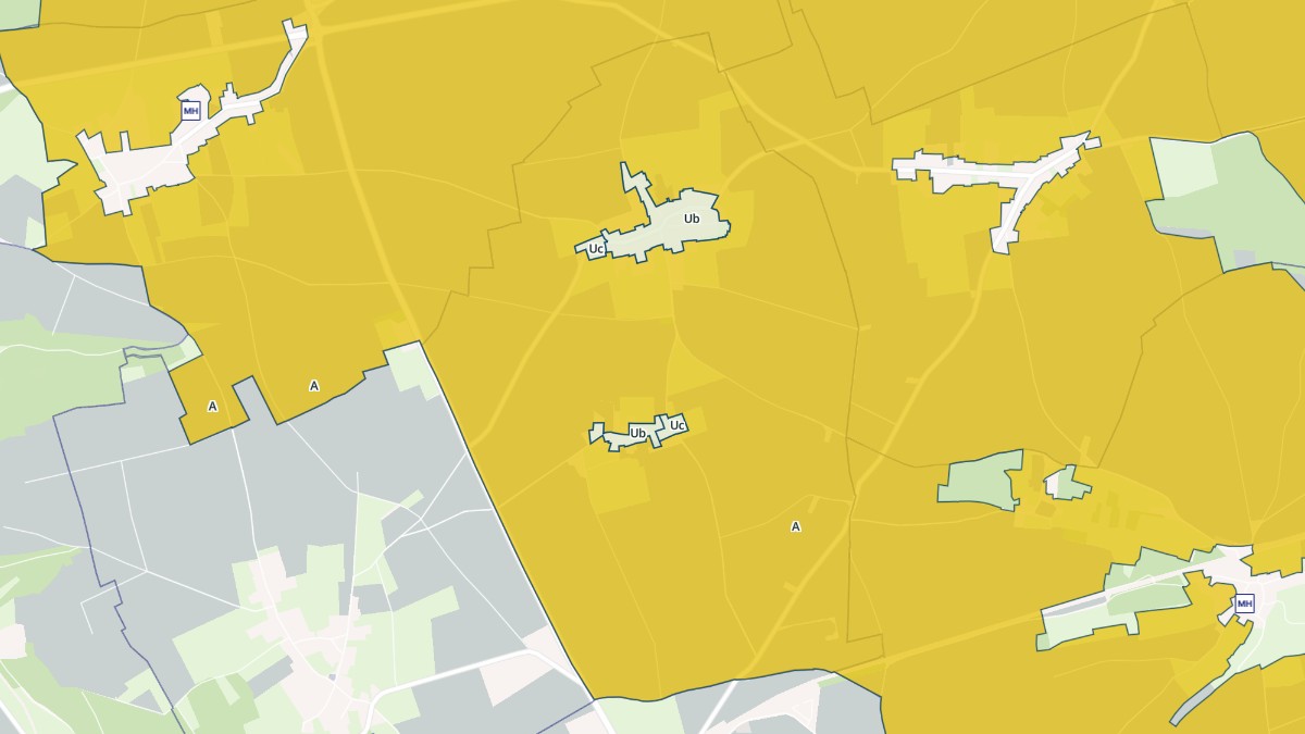 Aperçu cartographique de Fourcigny, centré sur la commune