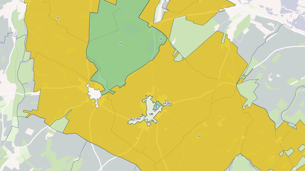 Aperçu cartographique de Fourdrinoy, centré sur la commune