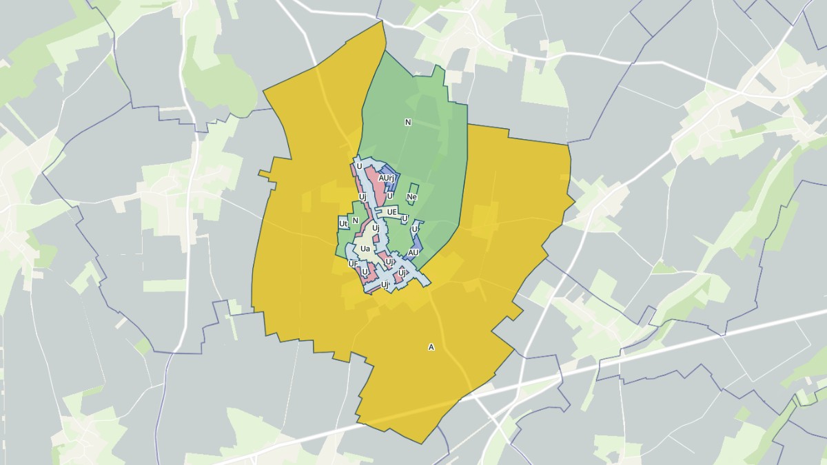 Aperçu cartographique de Franleu, centré sur la commune