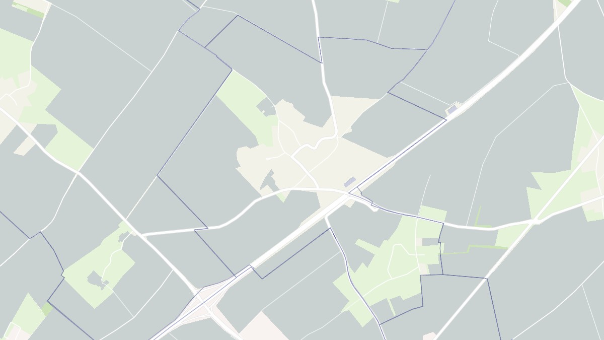 Aperçu cartographique de Grébault-Mesnil, centré sur la commune