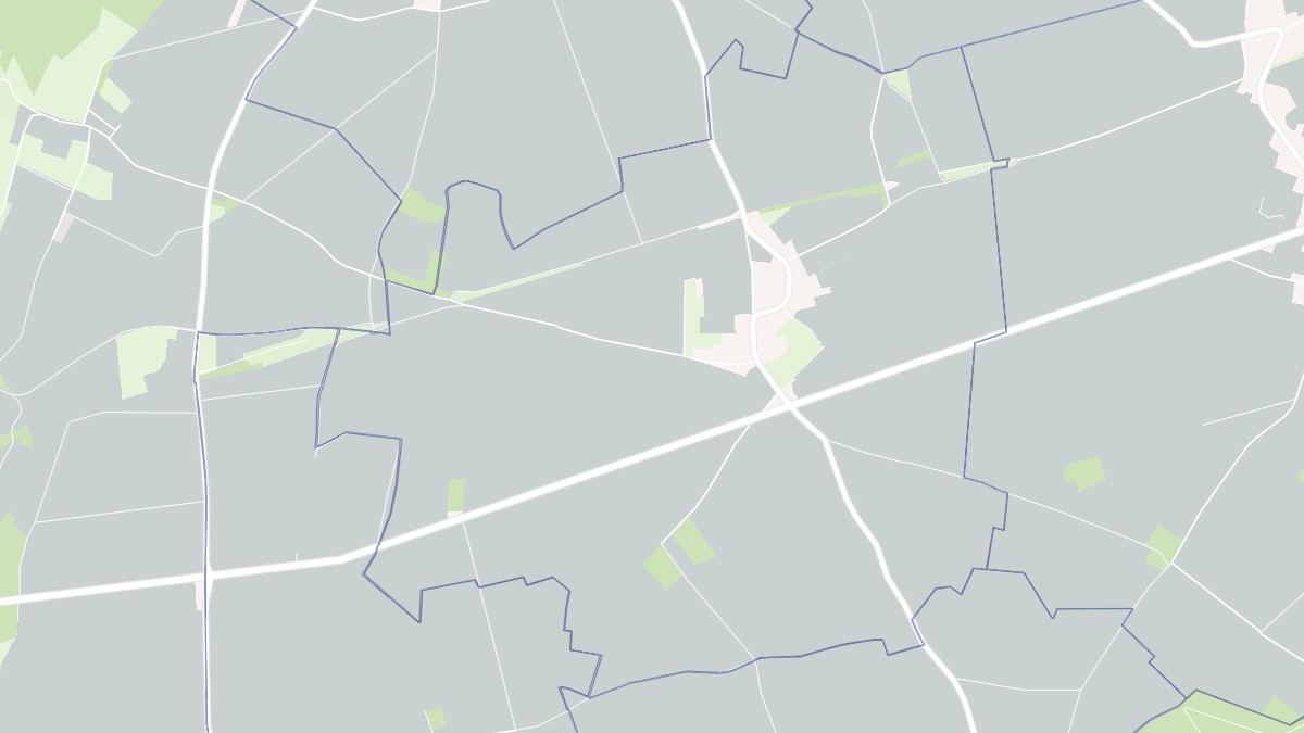 Aperçu cartographique de Grivillers, centré sur la commune