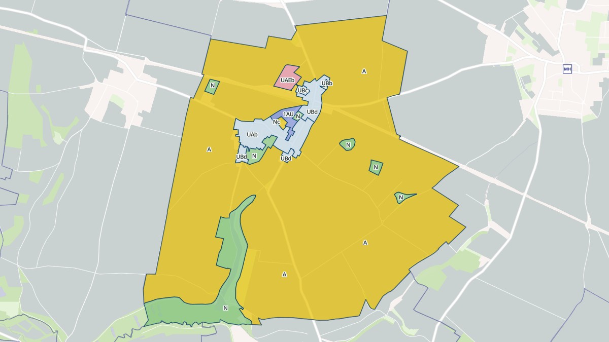 Aperçu cartographique de Guillaucourt, centré sur la commune