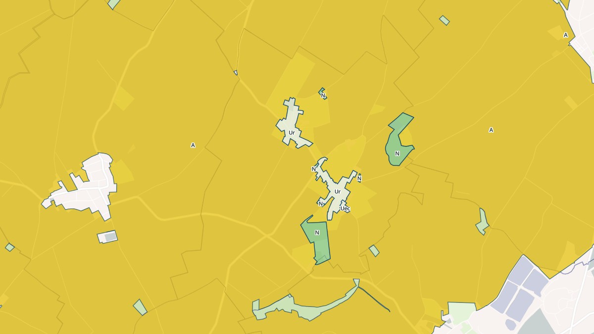 Aperçu cartographique de Guyencourt-Saulcourt, centré sur la commune