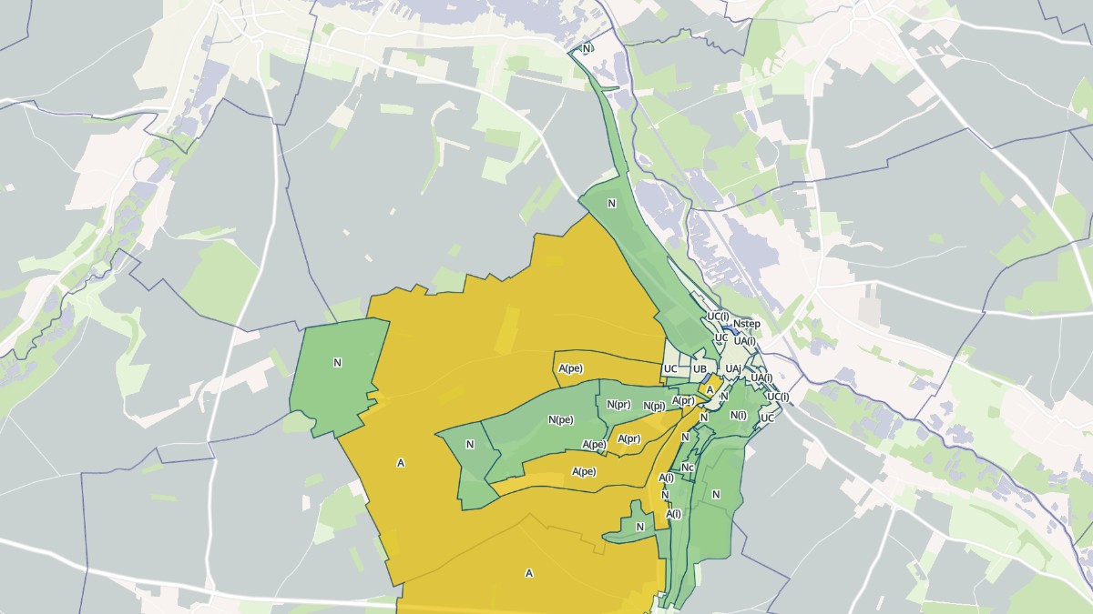 Aperçu cartographique de Hangest-sur-Somme, centré sur la commune