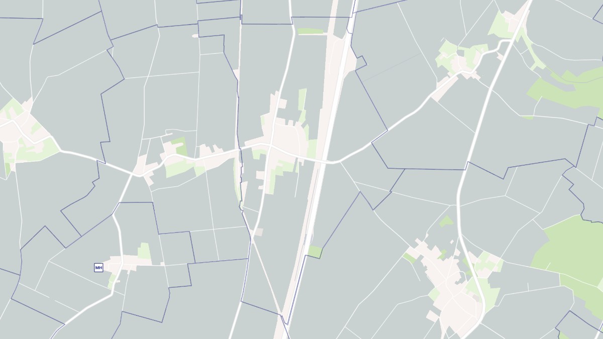 Aperçu cartographique de Hattencourt, centré sur la commune