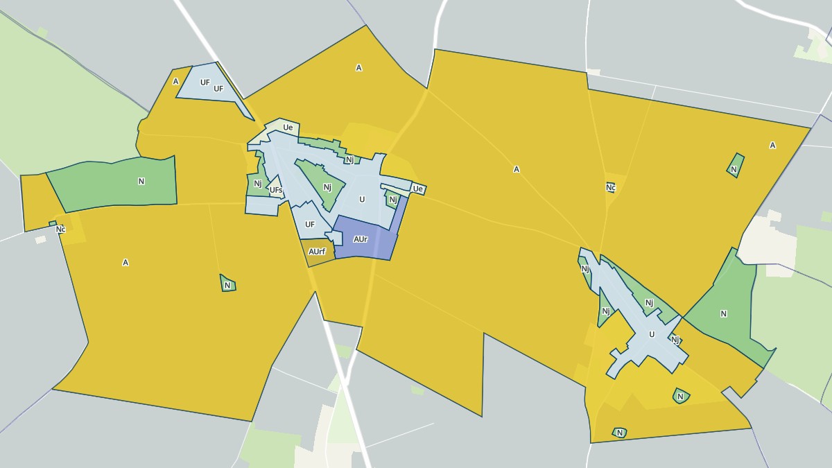 Aperçu cartographique de Hautvillers-Ouville, centré sur la commune