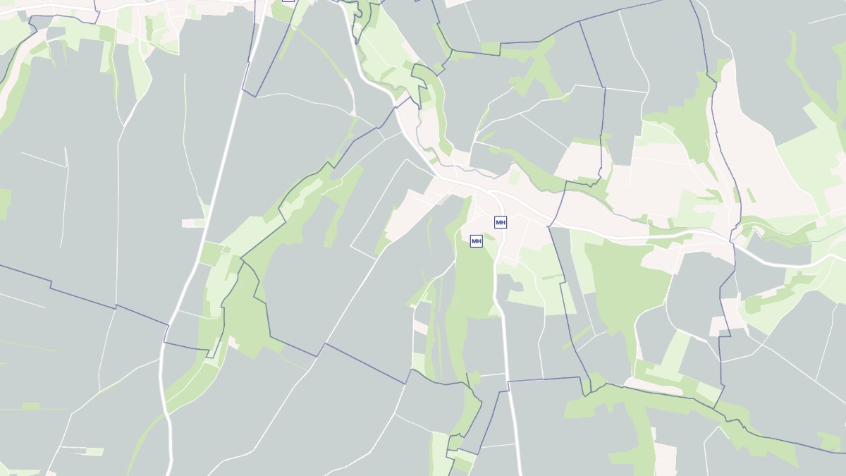 Aperçu cartographique de Havernas, centré sur la commune