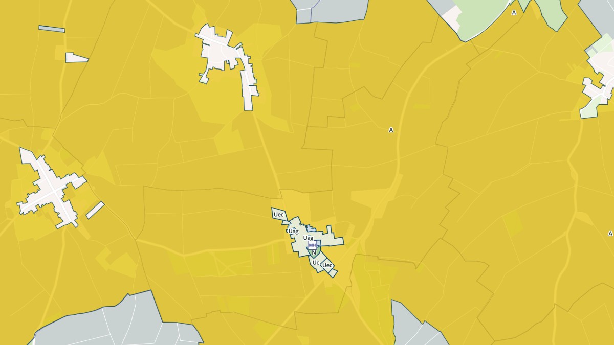 Aperçu cartographique de Hédauville, centré sur la commune