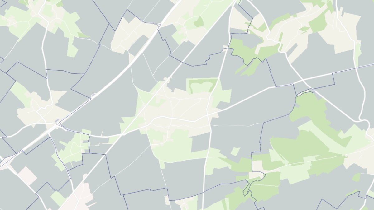 Aperçu cartographique de Huppy, centré sur la commune