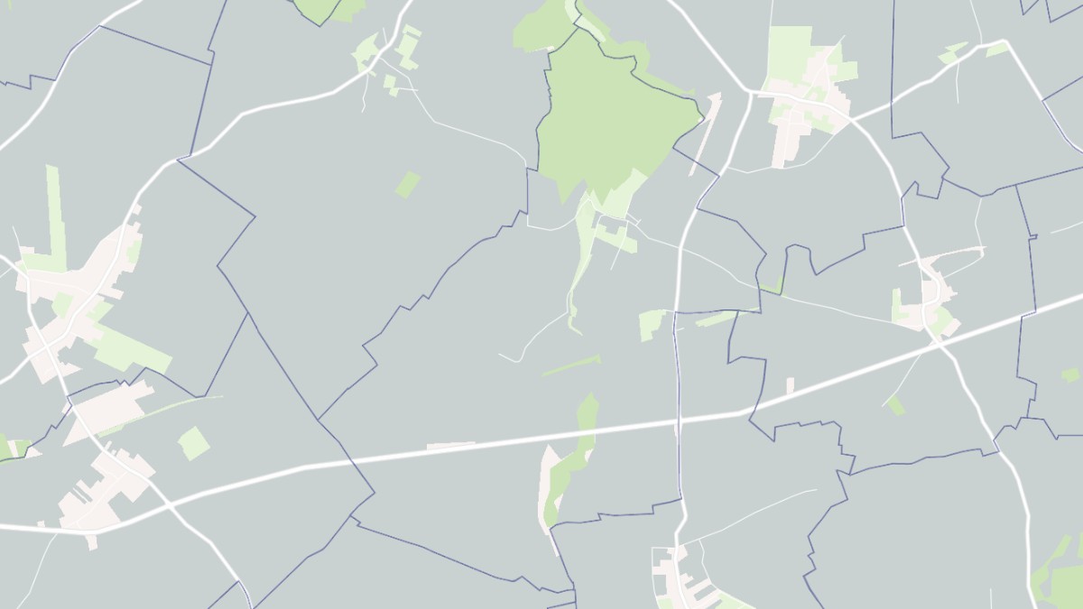 Aperçu cartographique de Laboissière-en-Santerre, centré sur la commune
