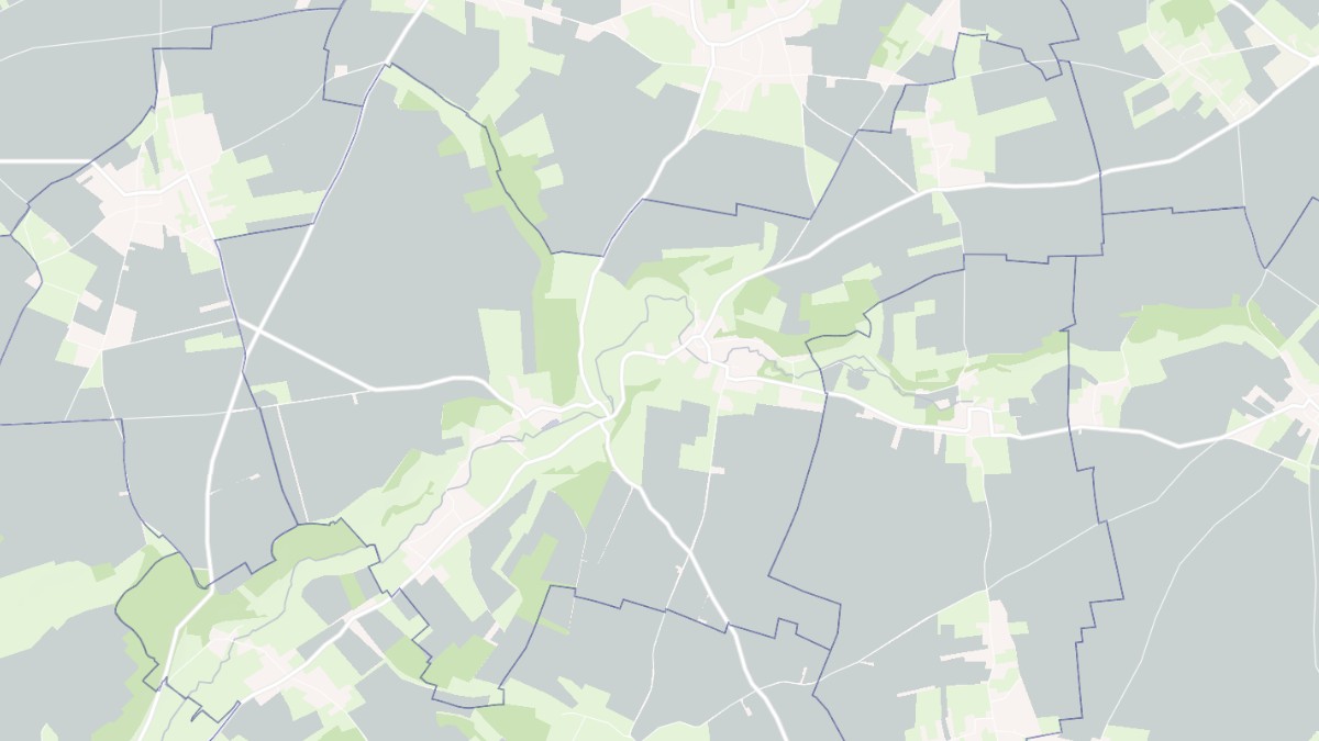 Aperçu cartographique de Maisnières, centré sur la commune