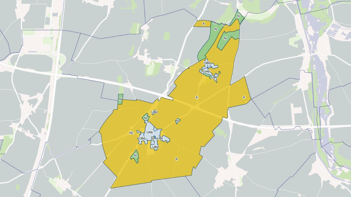 Aperçu cartographique de Marchélepot-Misery, centré sur la commune