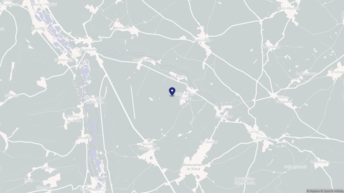 Aperçu cartographique de Le Mazis, centré sur la commune