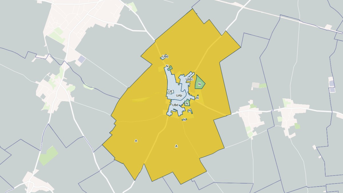 Aperçu cartographique de Méharicourt, centré sur la commune