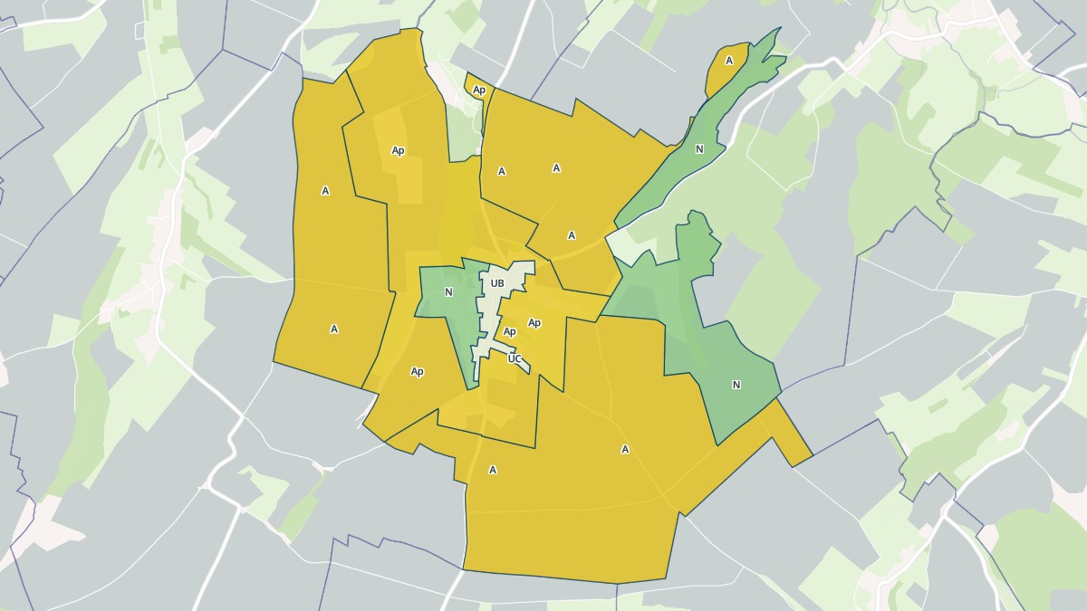 Aperçu cartographique de Le Meillard, centré sur la commune