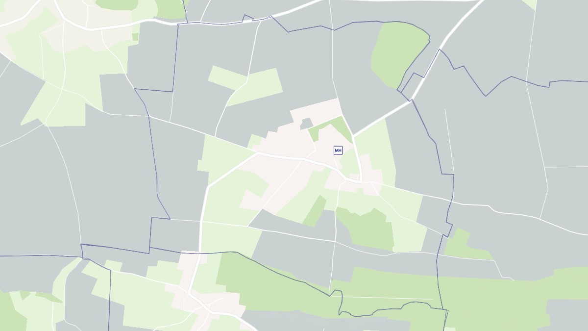 Aperçu cartographique de Mérélessart, centré sur la commune