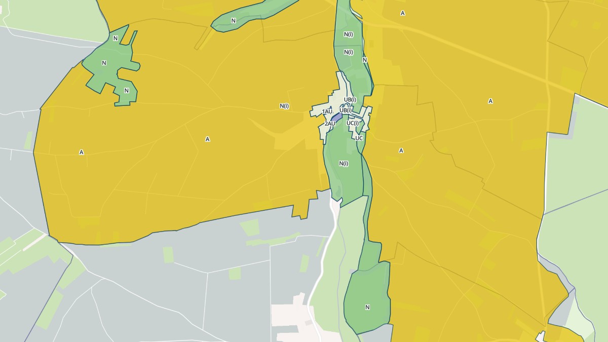 Aperçu cartographique de Le Mesge, centré sur la commune