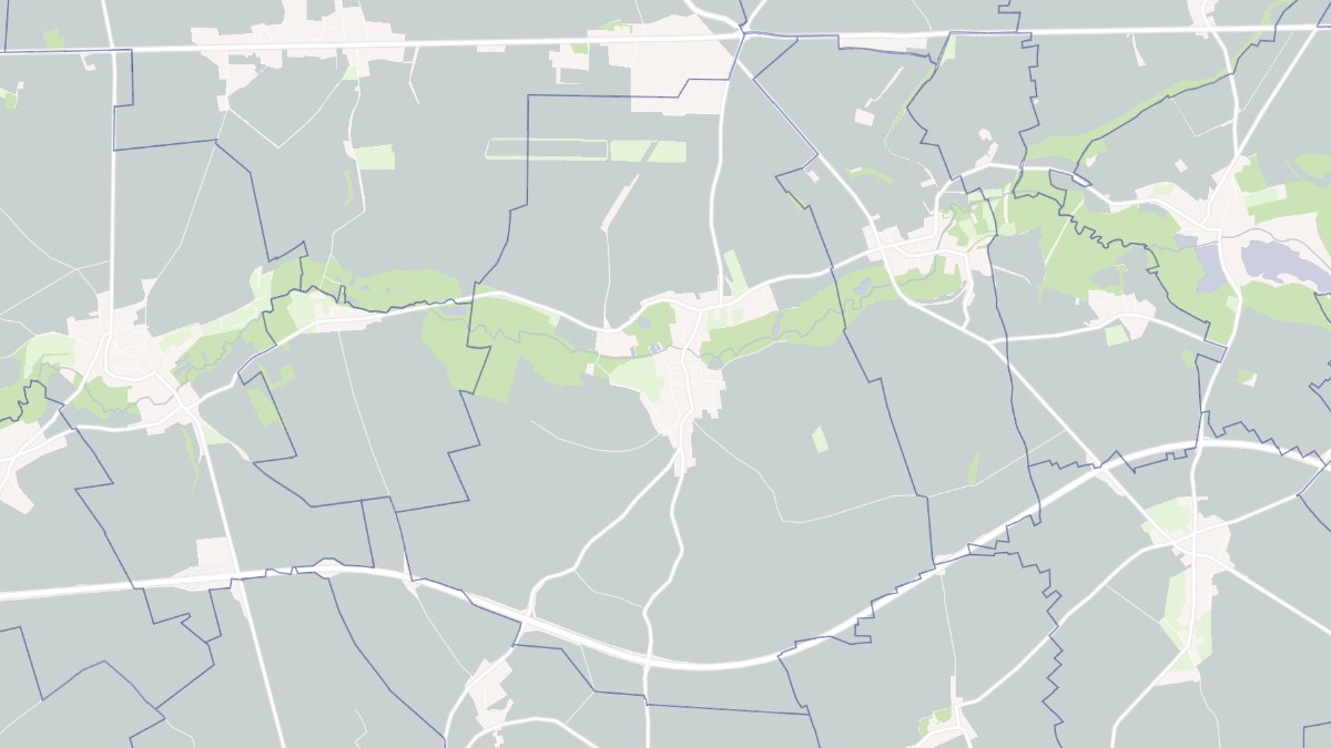 Aperçu cartographique de Monchy-Lagache, centré sur la commune