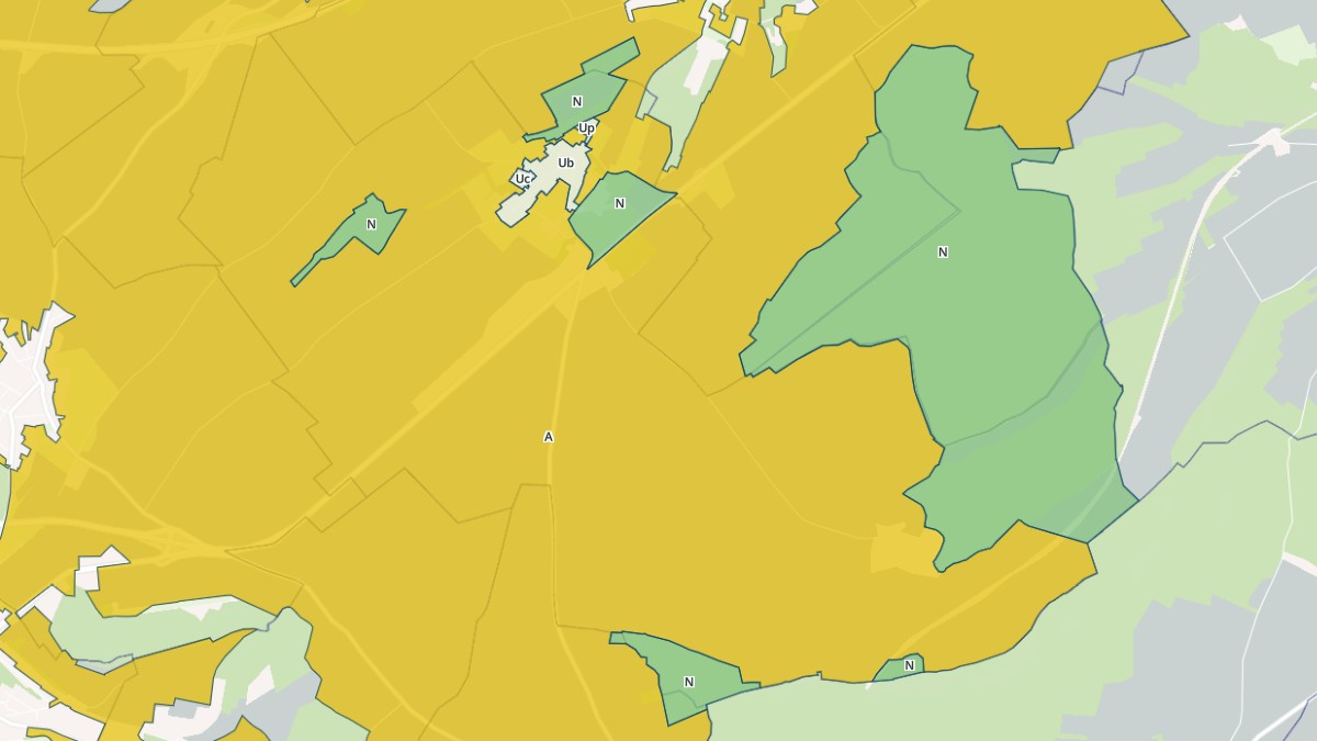 Aperçu cartographique de Moyencourt-lès-Poix, centré sur la commune