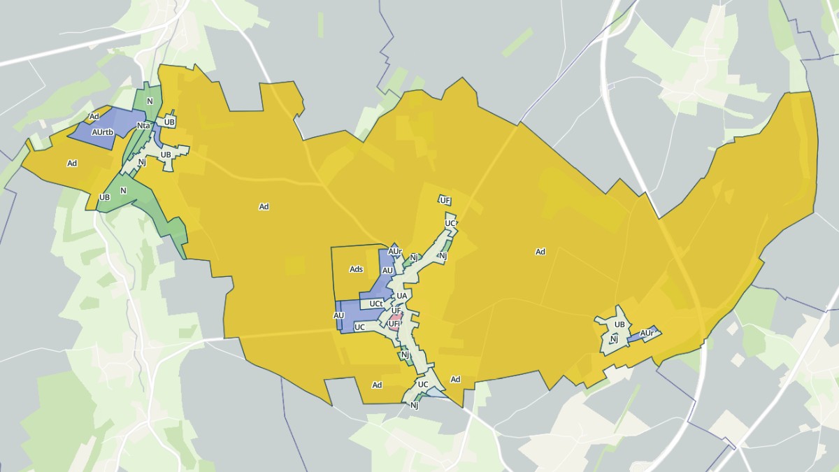 Aperçu cartographique de Moyenneville, centré sur la commune