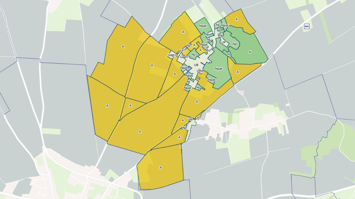 Aperçu cartographique de Neuville-au-Bois, centré sur la commune