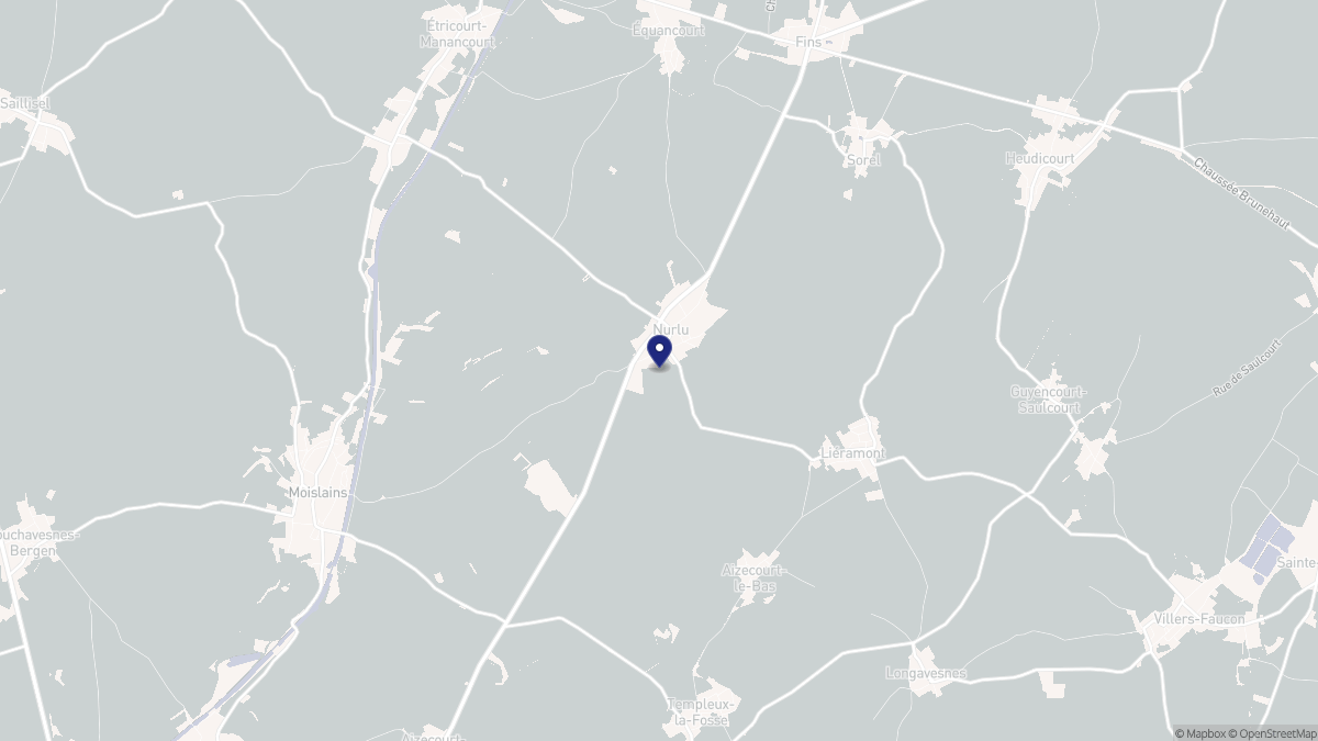 Aperçu cartographique de Nurlu, centré sur la commune