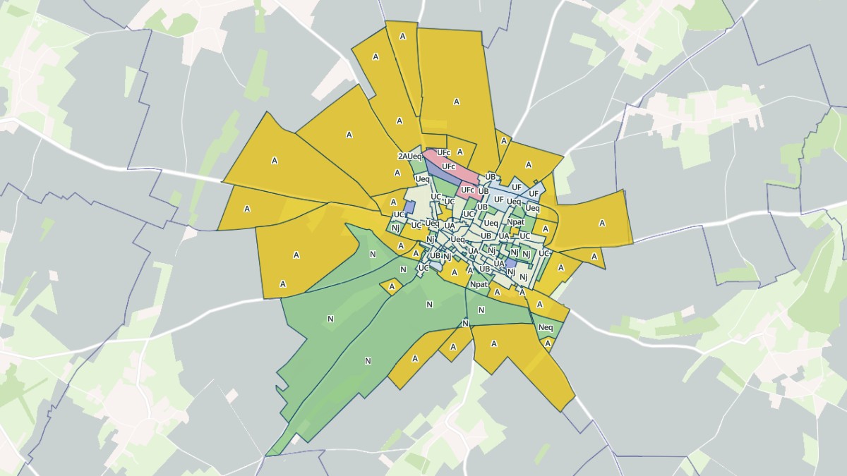 Aperçu cartographique de Oisemont, centré sur la commune