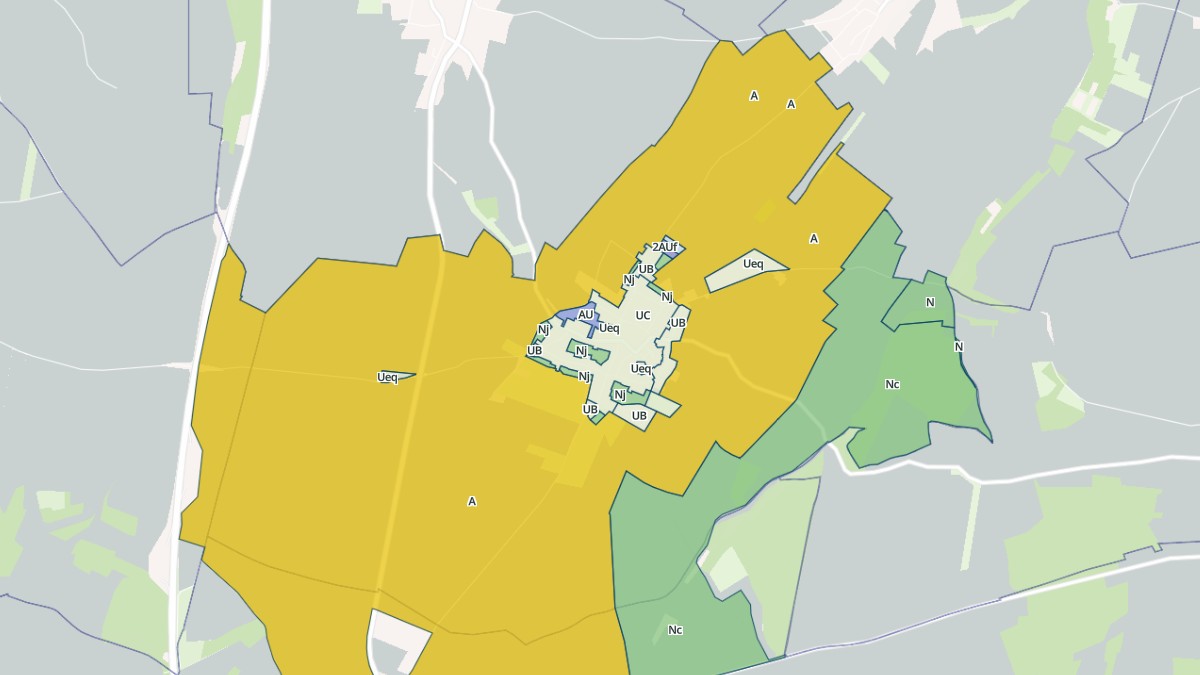 Aperçu cartographique de Oresmaux, centré sur la commune
