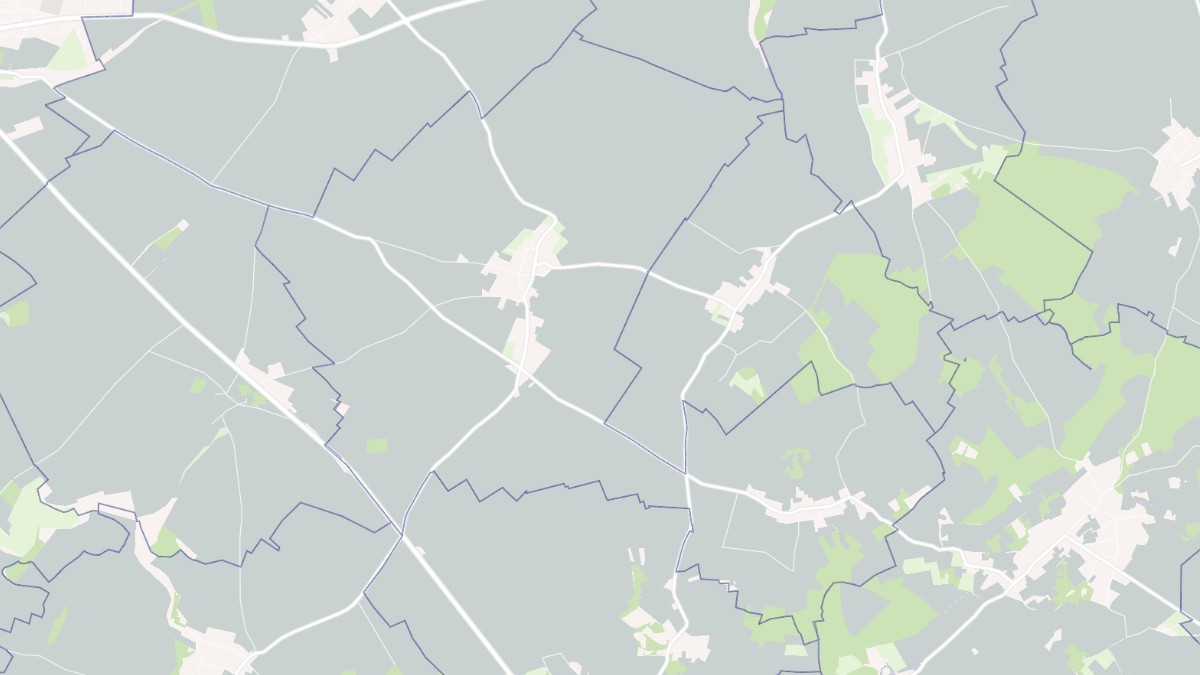 Aperçu cartographique de Piennes-Onvillers, centré sur la commune