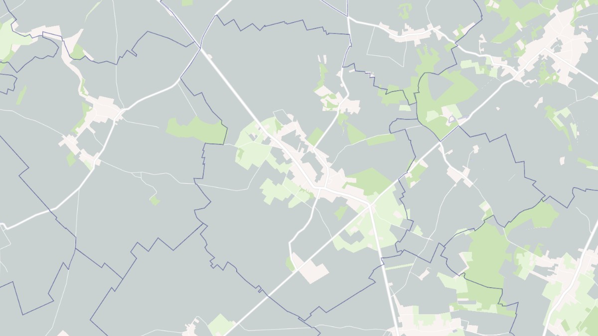 Aperçu cartographique de Rollot, centré sur la commune