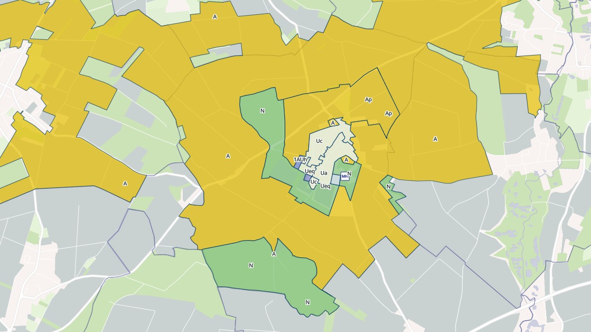 Aperçu cartographique de Saint-Gratien, centré sur la commune