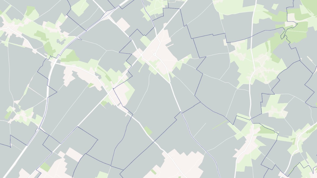 Aperçu cartographique de Saint-Maxent, centré sur la commune