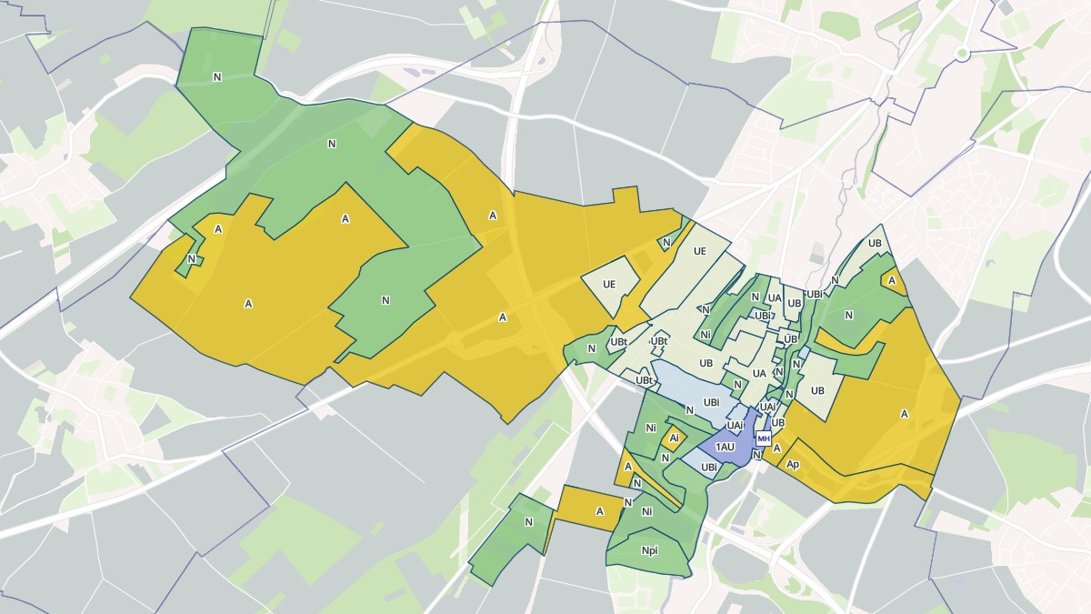 Aperçu cartographique de Saleux, centré sur la commune