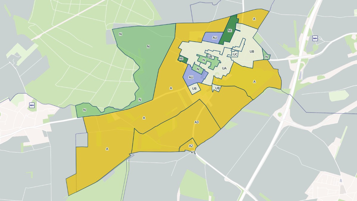 Aperçu cartographique de Saveuse, centré sur la commune