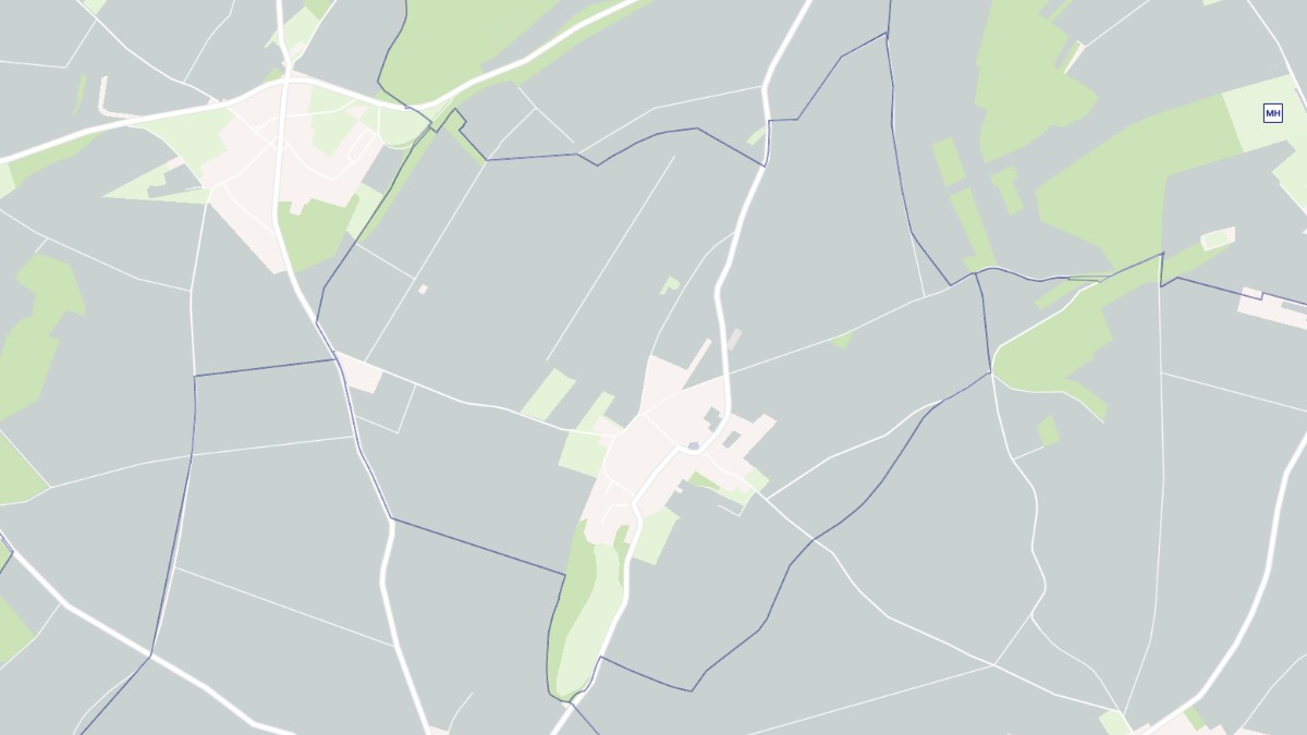 Aperçu cartographique de Seux, centré sur la commune