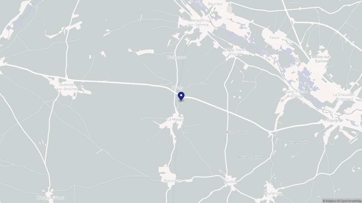 Aperçu cartographique de Soues, centré sur la commune