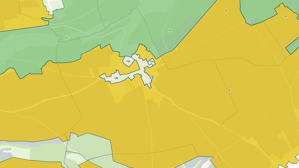 Aperçu cartographique de Thieulloy-la-Ville, centré sur la commune