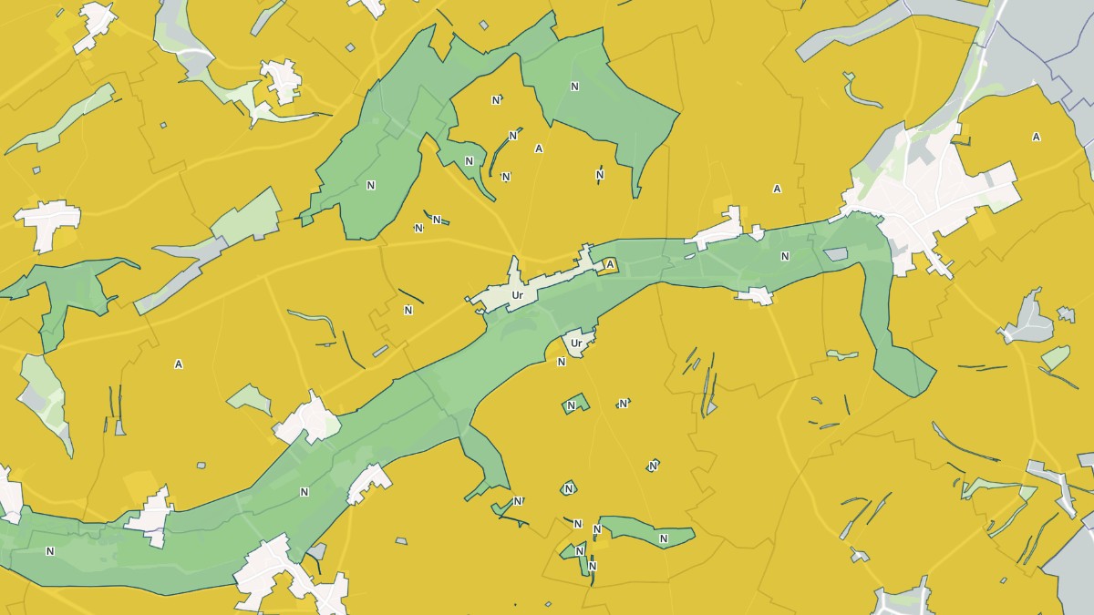 Aperçu cartographique de Tincourt-Boucly, centré sur la commune