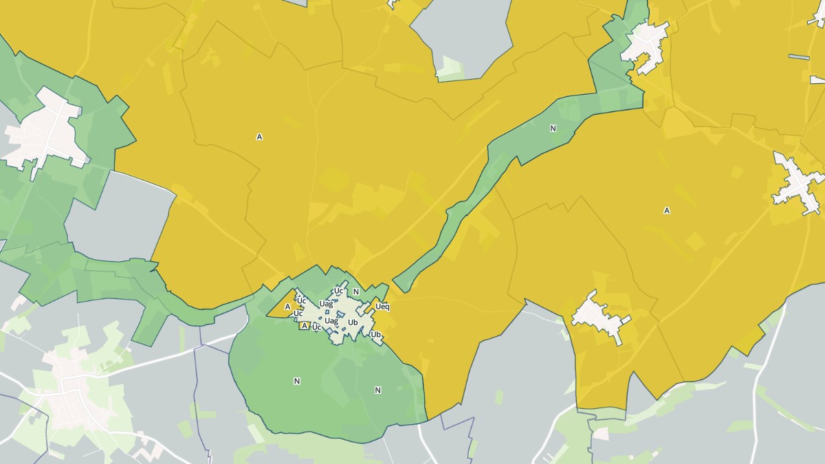 Aperçu cartographique de Toutencourt, centré sur la commune