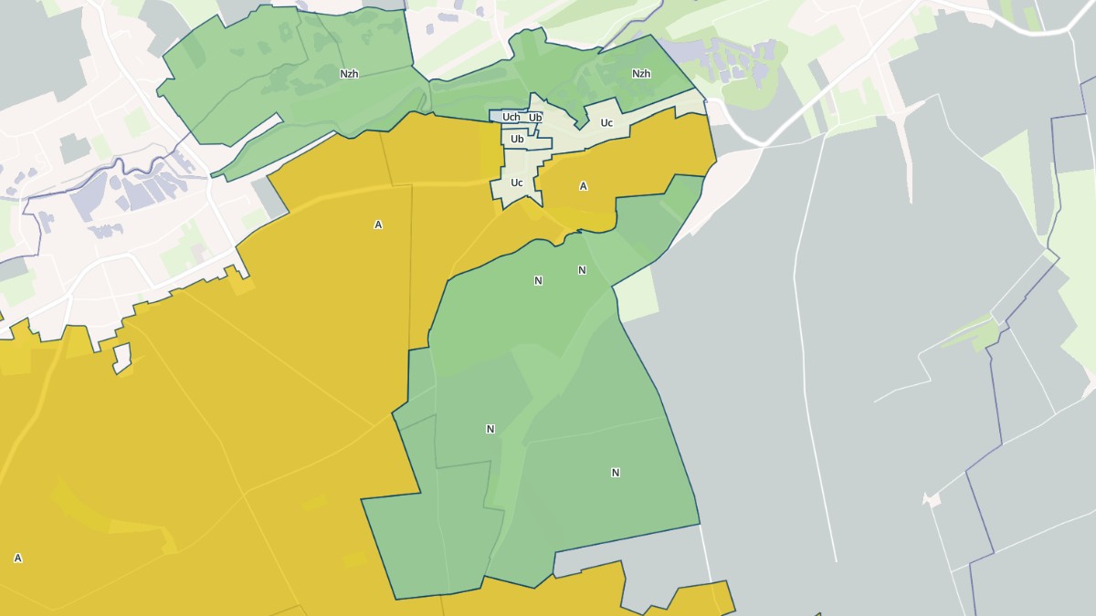 Aperçu cartographique de Treux, centré sur la commune