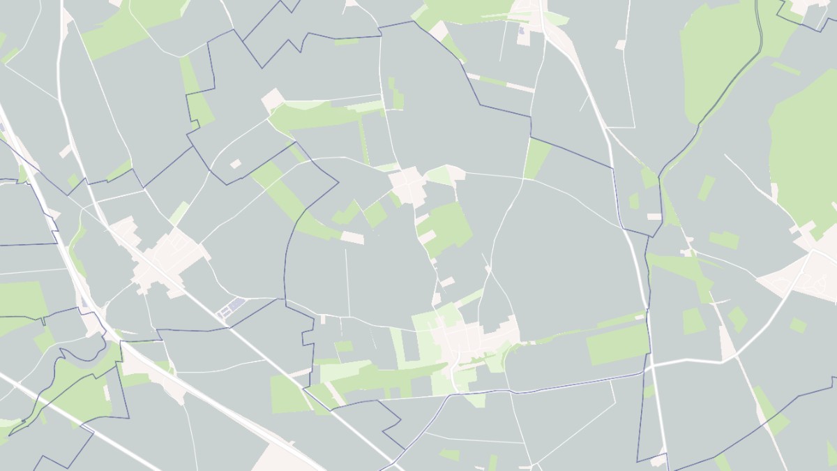 Aperçu cartographique de Vaux-en-Amiénois, centré sur la commune