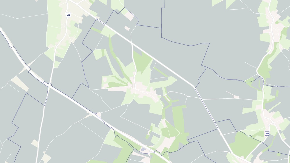 Aperçu cartographique de Villers-sous-Ailly, centré sur la commune
