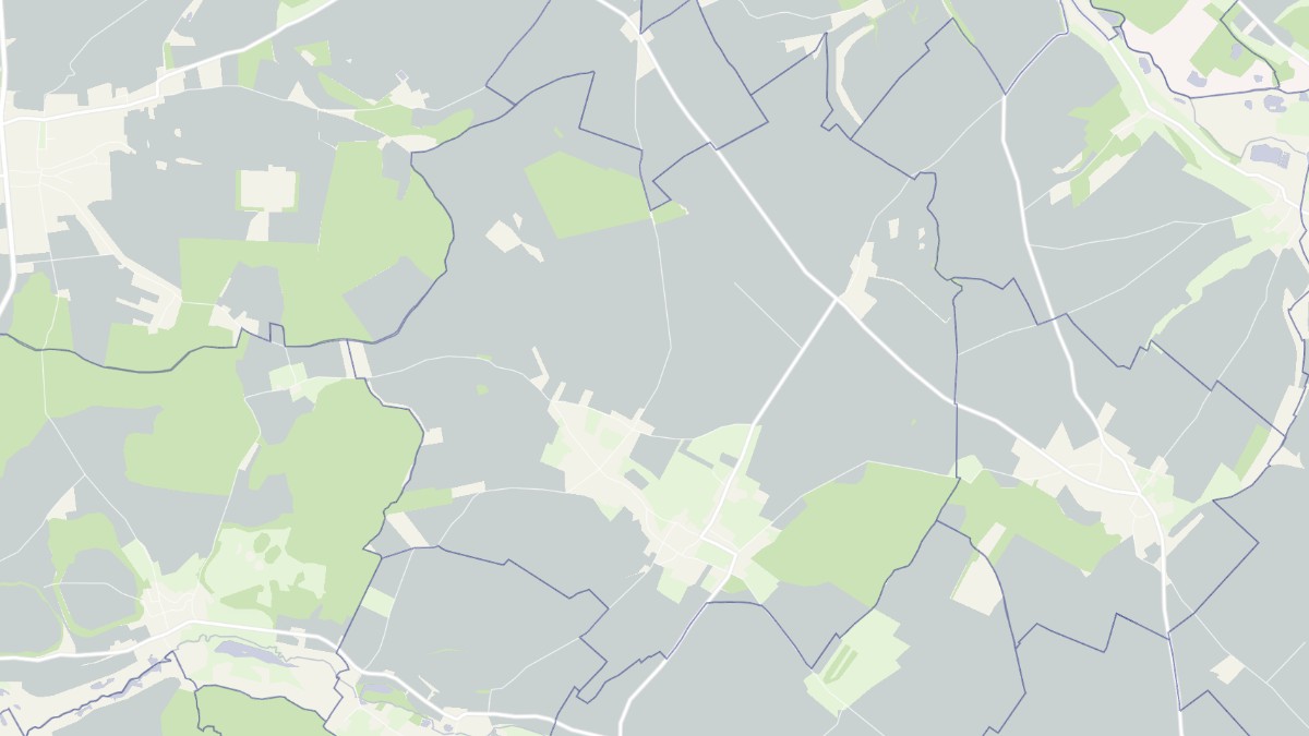 Aperçu cartographique de Vironchaux, centré sur la commune