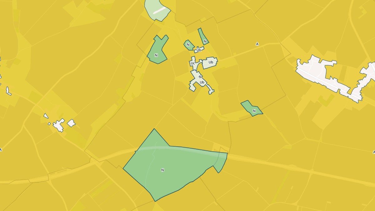 Aperçu cartographique de Vraignes-lès-Hornoy, centré sur la commune
