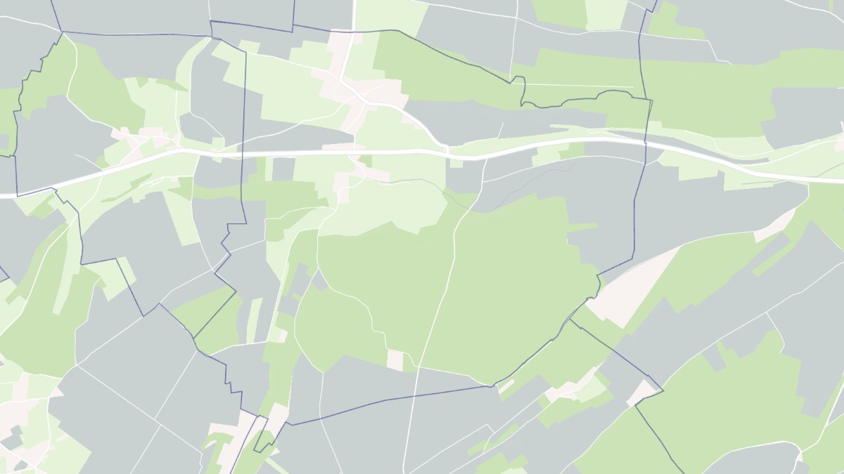 Aperçu cartographique de Wiry-au-Mont, centré sur la commune