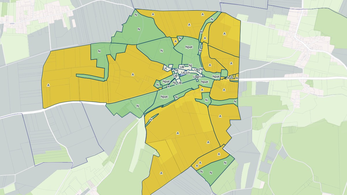 Aperçu cartographique de Woirel, centré sur la commune