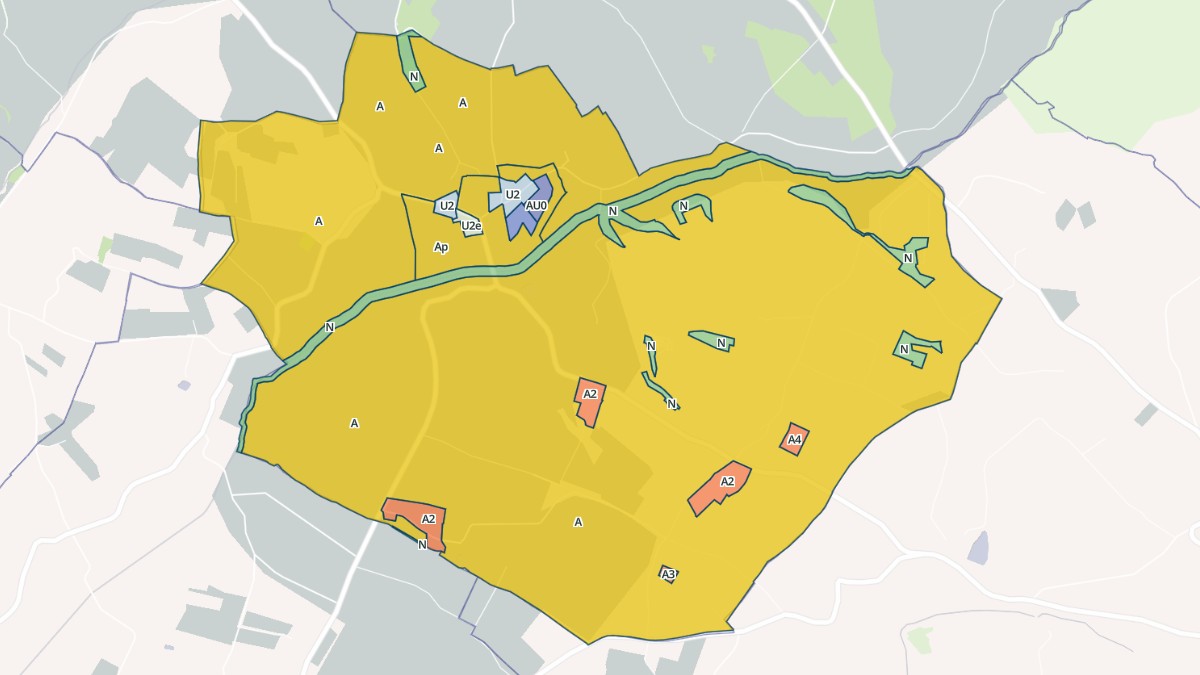 Aperçu cartographique de Bernac, centré sur la commune