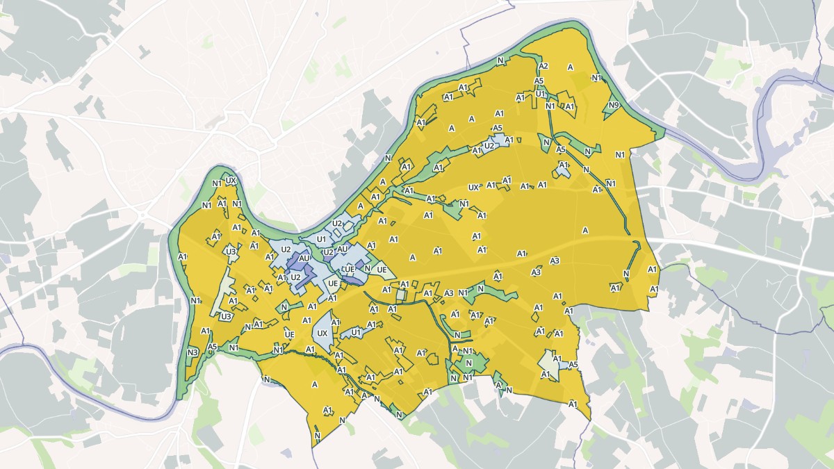 Aperçu cartographique de Brens, centré sur la commune