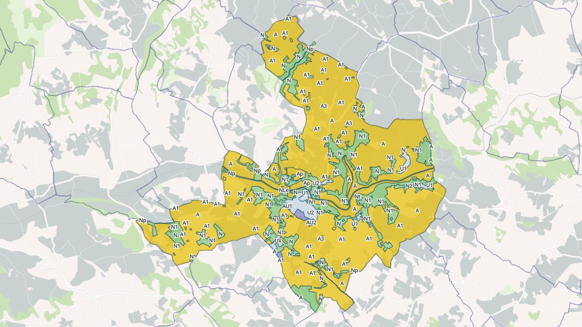 Aperçu cartographique de Cahuzac-sur-Vère, centré sur la commune