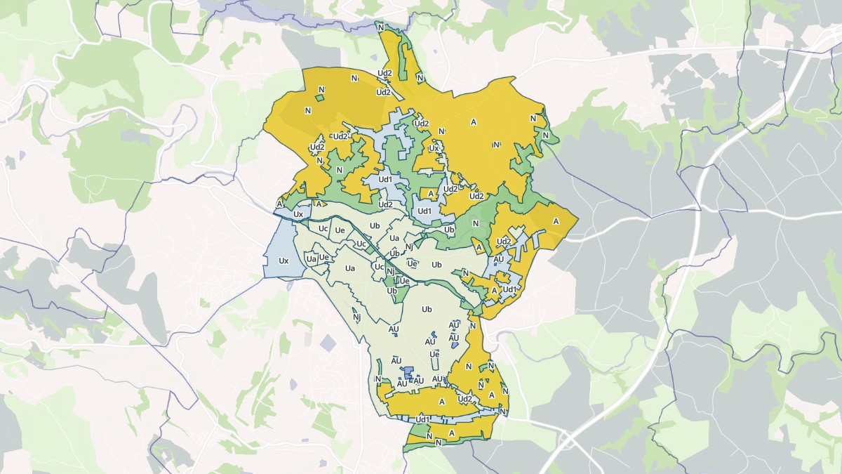 Aperçu cartographique de Carmaux, centré sur la commune